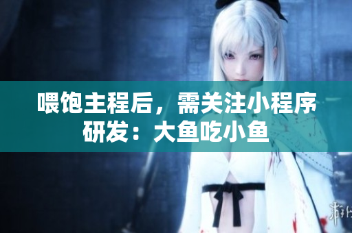 喂饱主程后，需关注小程序研发：大鱼吃小鱼
