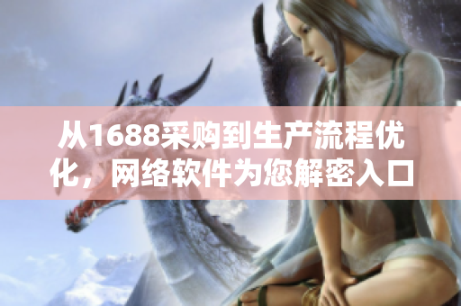 从1688采购到生产流程优化，网络软件为您解密入口网页版