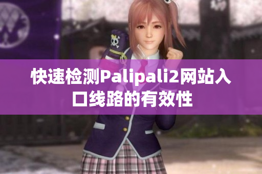 快速检测Palipali2网站入口线路的有效性