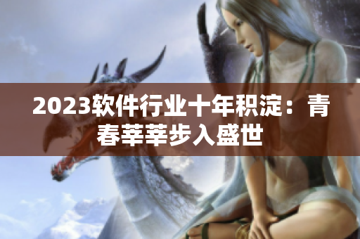 2023软件行业十年积淀：青春莘莘步入盛世