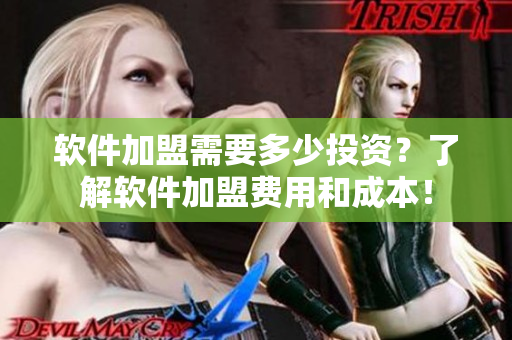 软件加盟需要多少投资？了解软件加盟费用和成本！