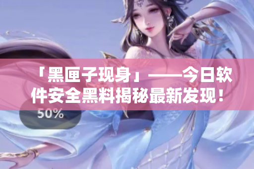 「黑匣子现身」——今日软件安全黑料揭秘最新发现！