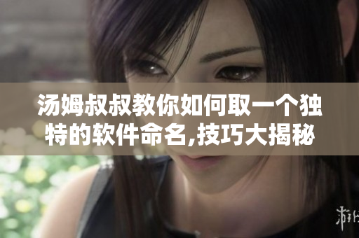 汤姆叔叔教你如何取一个独特的软件命名,技巧大揭秘