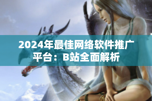 2024年最佳网络软件推广平台：B站全面解析