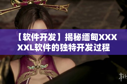 【软件开发】揭秘缅甸XXXXXL软件的独特开发过程