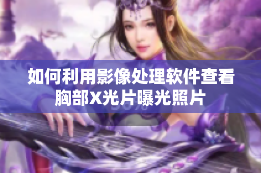 如何利用影像处理软件查看胸部X光片曝光照片