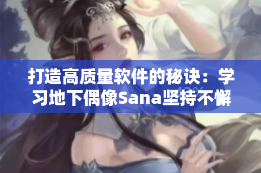 打造高质量软件的秘诀：学习地下偶像Sana坚持不懈的精神