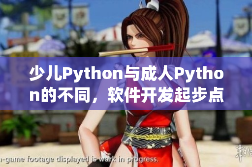 少儿Python与成人Python的不同，软件开发起步点差异大