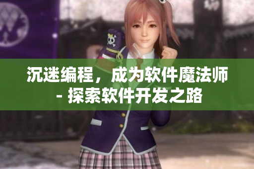 沉迷编程，成为软件魔法师 - 探索软件开发之路