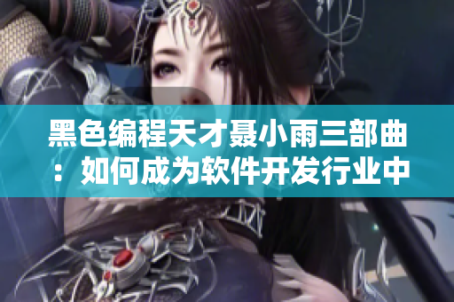 黑色编程天才聂小雨三部曲：如何成为软件开发行业中的佼佼者