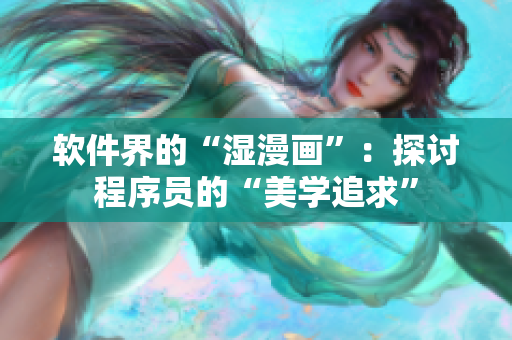 软件界的“湿漫画”：探讨程序员的“美学追求”
