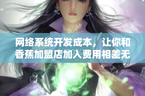 网络系统开发成本，让你和香蕉加盟店加入费用相差无几！