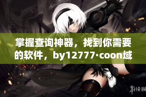 掌握查询神器，找到你需要的软件，by12777·coon域名查询教程来袭！