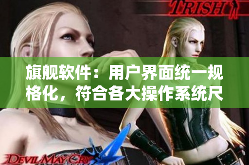 旗舰软件：用户界面统一规格化，符合各大操作系统尺码要求