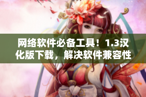 网络软件必备工具！1.3汉化版下载，解决软件兼容性问题！