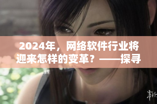 2024年，网络软件行业将迎来怎样的变革？——探寻tttzzz