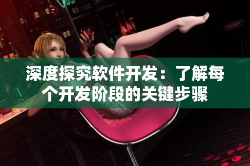 深度探究软件开发：了解每个开发阶段的关键步骤