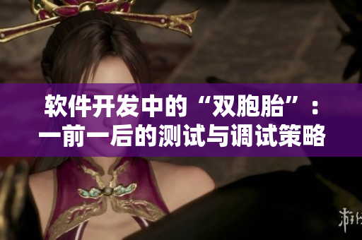 软件开发中的“双胞胎”：一前一后的测试与调试策略