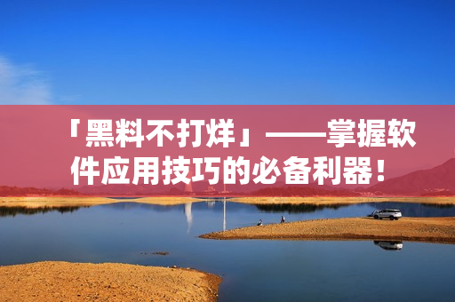 「黑料不打烊」——掌握软件应用技巧的必备利器！