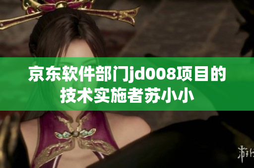 京东软件部门jd008项目的技术实施者苏小小