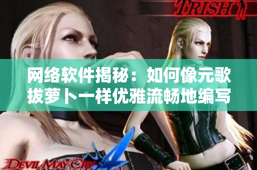 网络软件揭秘：如何像元歌拔萝卜一样优雅流畅地编写代码？