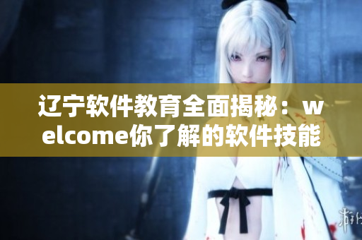 辽宁软件教育全面揭秘：welcome你了解的软件技能大全!