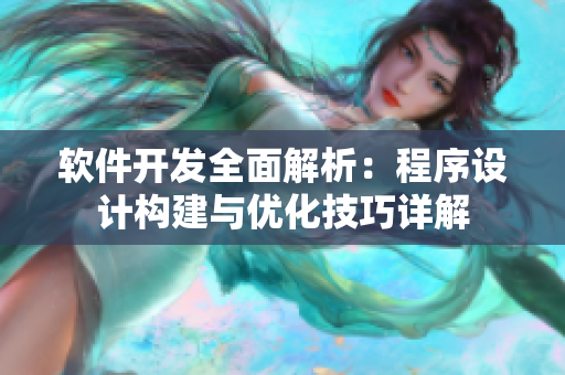 软件开发全面解析：程序设计构建与优化技巧详解