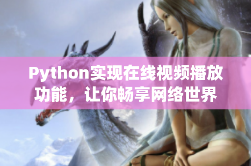 Python实现在线视频播放功能，让你畅享网络世界