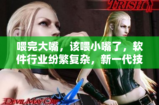 喂完大嘴，该喂小嘴了，软件行业纷繁复杂，新一代技术需求势在必行