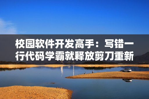 校园软件开发高手：写错一行代码学霸就释放剪刀重新擎笔