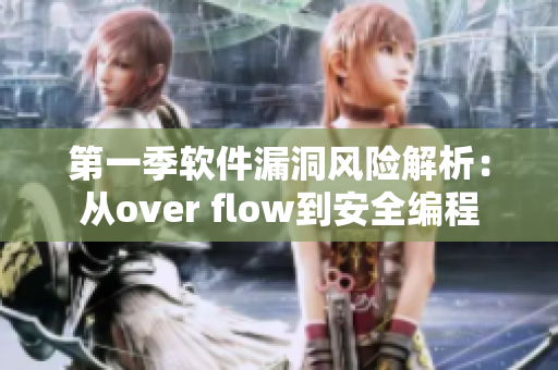 第一季软件漏洞风险解析：从over flow到安全编程