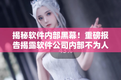 揭秘软件内部黑幕！重磅报告揭露软件公司内部不为人知的黑料
