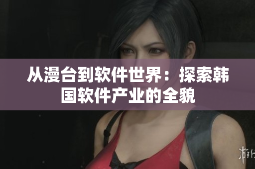 从漫台到软件世界：探索韩国软件产业的全貌