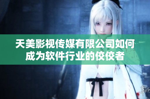 天美影视传媒有限公司如何成为软件行业的佼佼者