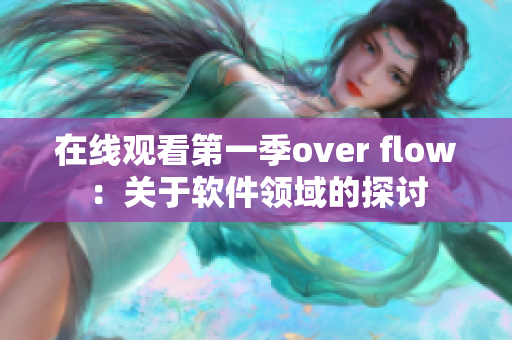 在线观看第一季over flow：关于软件领域的探讨