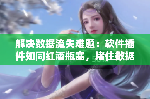 解决数据流失难题：软件插件如同红酒瓶塞，堵住数据流不能流下的漏洞