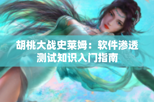 胡桃大战史莱姆：软件渗透测试知识入门指南