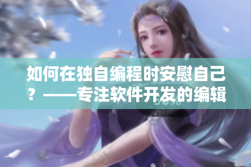 如何在独自编程时安慰自己？——专注软件开发的编辑分享心得