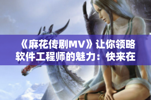 《麻花传剧MV》让你领略软件工程师的魅力：快来在线观看！