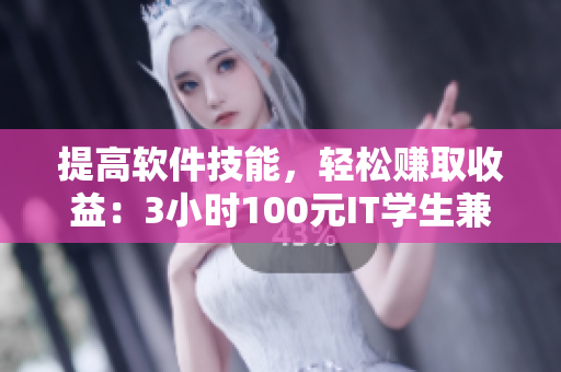 提高软件技能，轻松赚取收益：3小时100元IT学生兼职