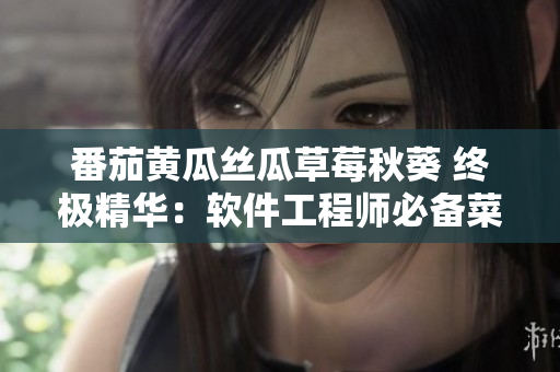 番茄黄瓜丝瓜草莓秋葵 终极精华：软件工程师必备菜谱