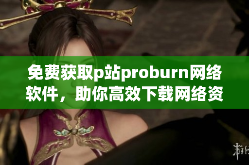 免费获取p站proburn网络软件，助你高效下载网络资源