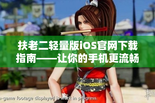 扶老二轻量版iOS官网下载指南——让你的手机更流畅