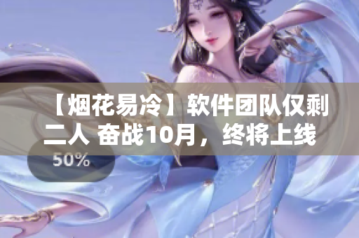【烟花易冷】软件团队仅剩二人 奋战10月，终将上线！