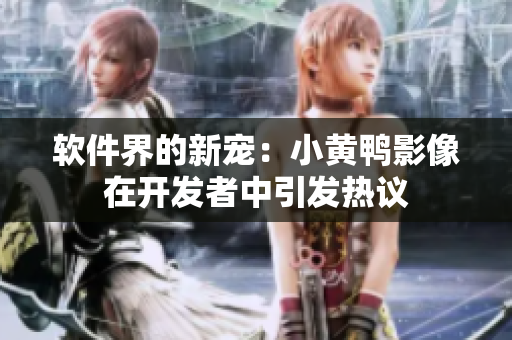 软件界的新宠：小黄鸭影像在开发者中引发热议