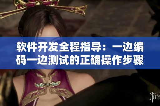 软件开发全程指导：一边编码一边测试的正确操作步骤