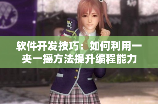 软件开发技巧：如何利用一夹一摇方法提升编程能力