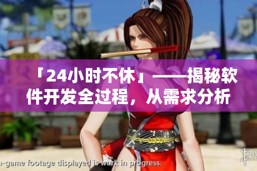 「24小时不休」——揭秘软件开发全过程，从需求分析到上线发布！