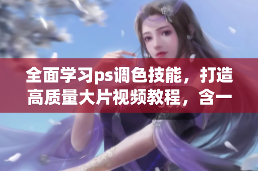 全面学习ps调色技能，打造高质量大片视频教程，含一级二级教程。