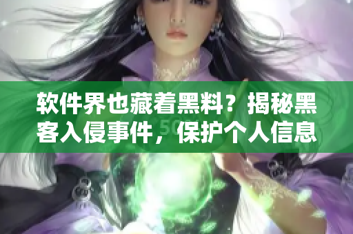 软件界也藏着黑料？揭秘黑客入侵事件，保护个人信息的必要性